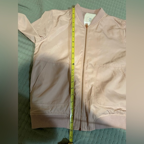 Hei Hei Anthropologie-Pink Bomber Jacket. Size XS VGUC - Picture 11 of 12